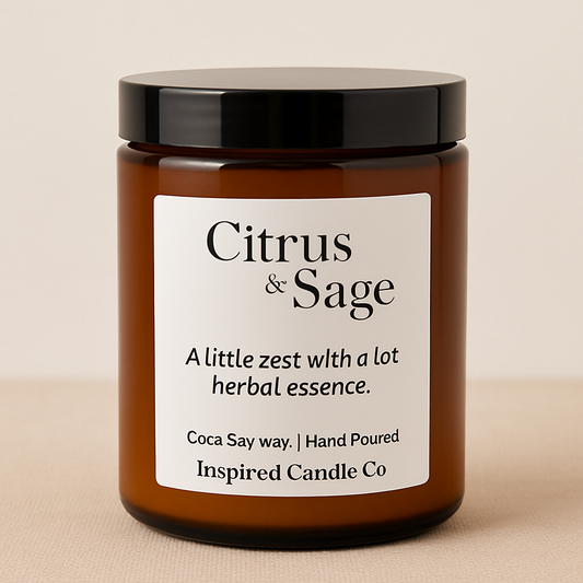 Citrus & Sage - 8oz Coco Soy Wax
